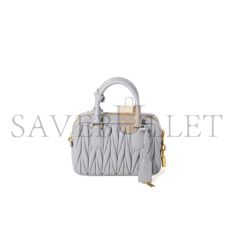 M1v M1v arcadie matelassÉ nappa leather bag 5bb123 (19*13*6cm)